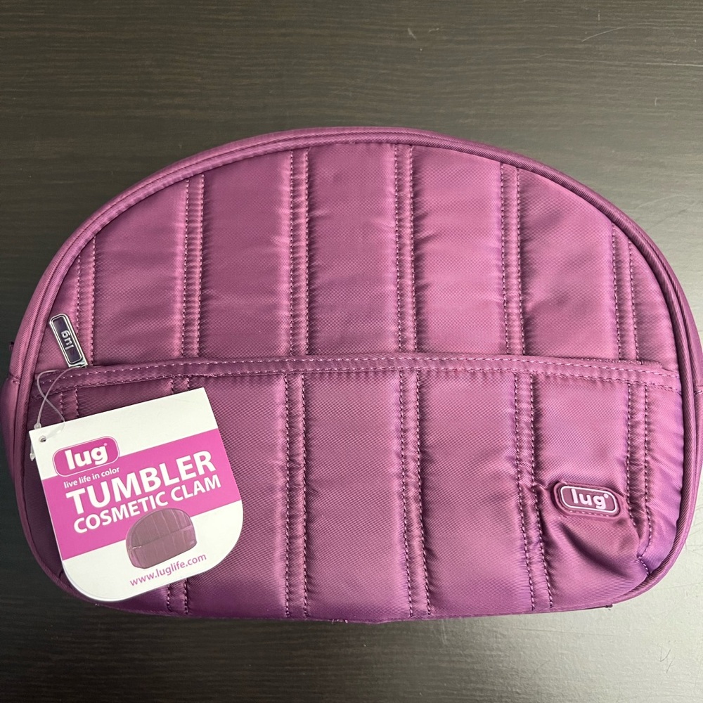 Lug Tumbler cosmetic clam plum